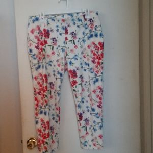 Floral Capri jeggings